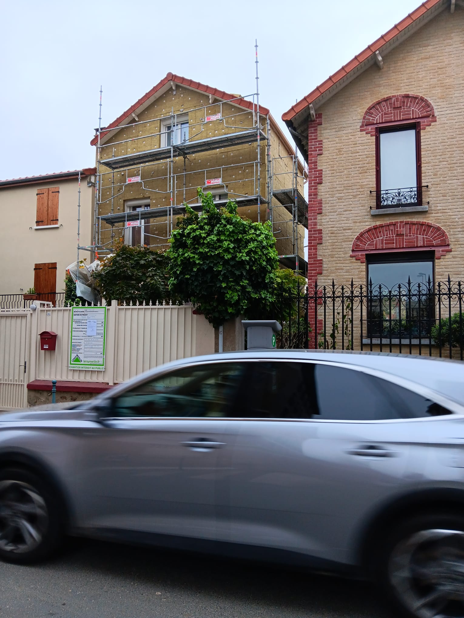 Isolation thermique par l'extérieur et décoration
